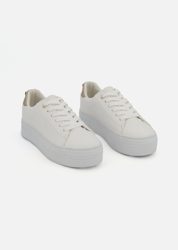 Lace-up Platform Sneakers