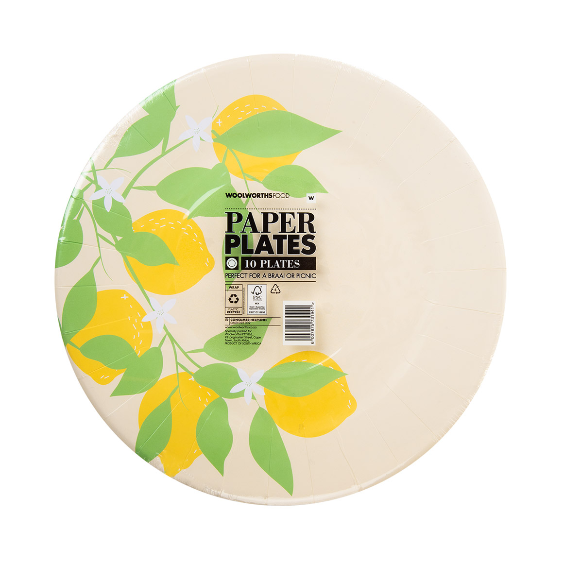 Large Lemon Citrus Round Plates 10 Pk Woolworths co za Large lemon citrus round plates 10 pk woolworths co za