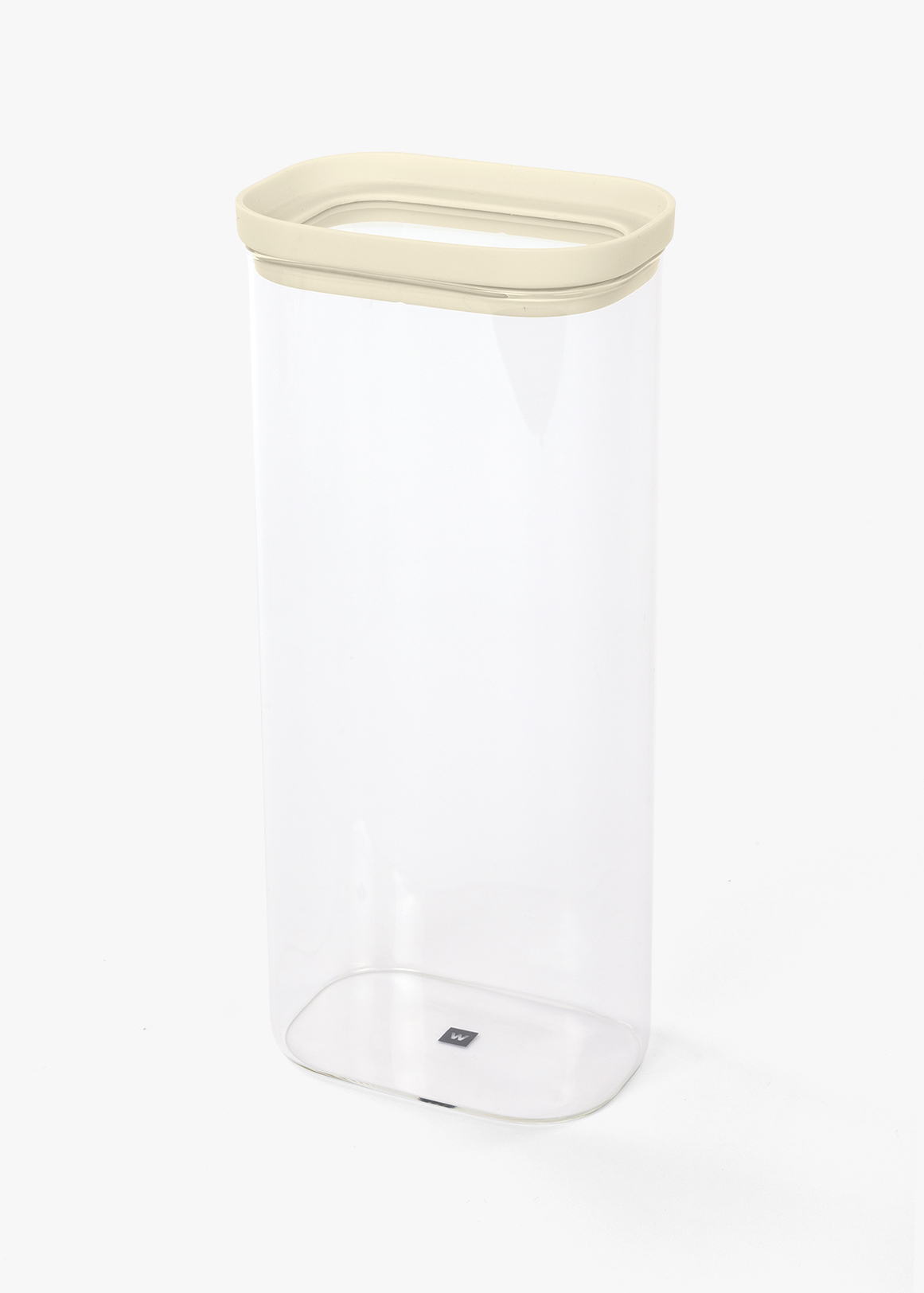 Large Rectangular Glass Canister