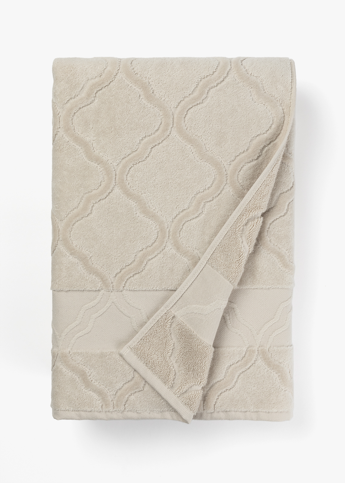 Lattice Cotton Bath Towel