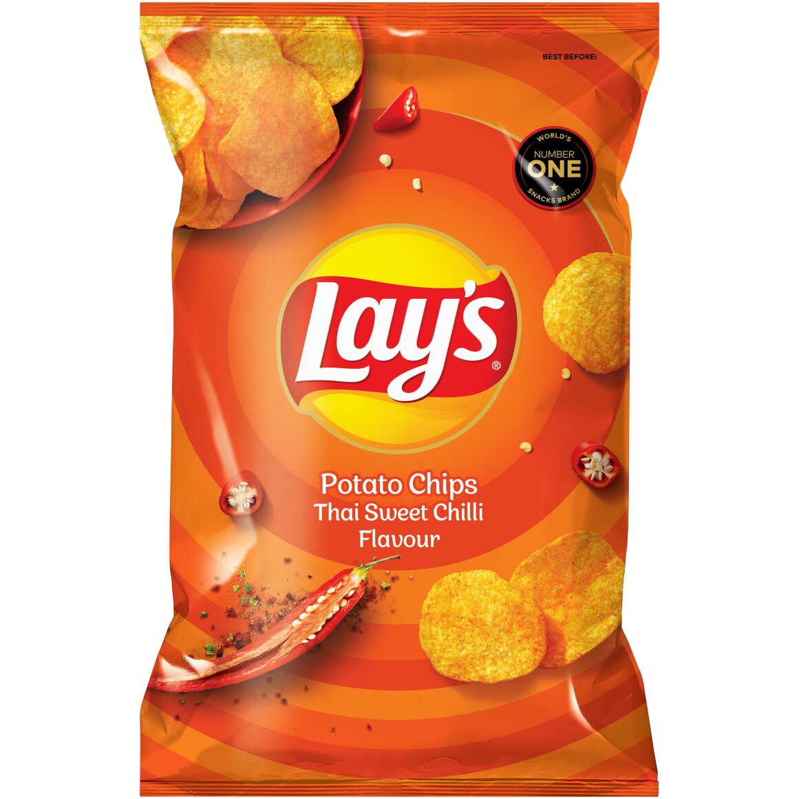 Lay's Thai Sweet Chilli Flavoured Chips 120 g