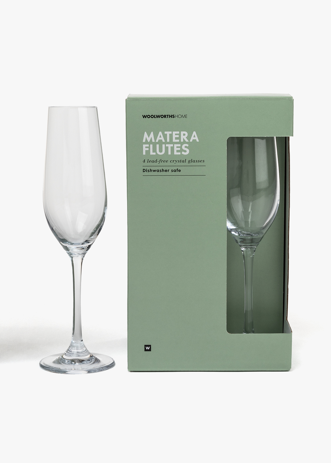 Lead-Free Flute Glasses 4 Pack