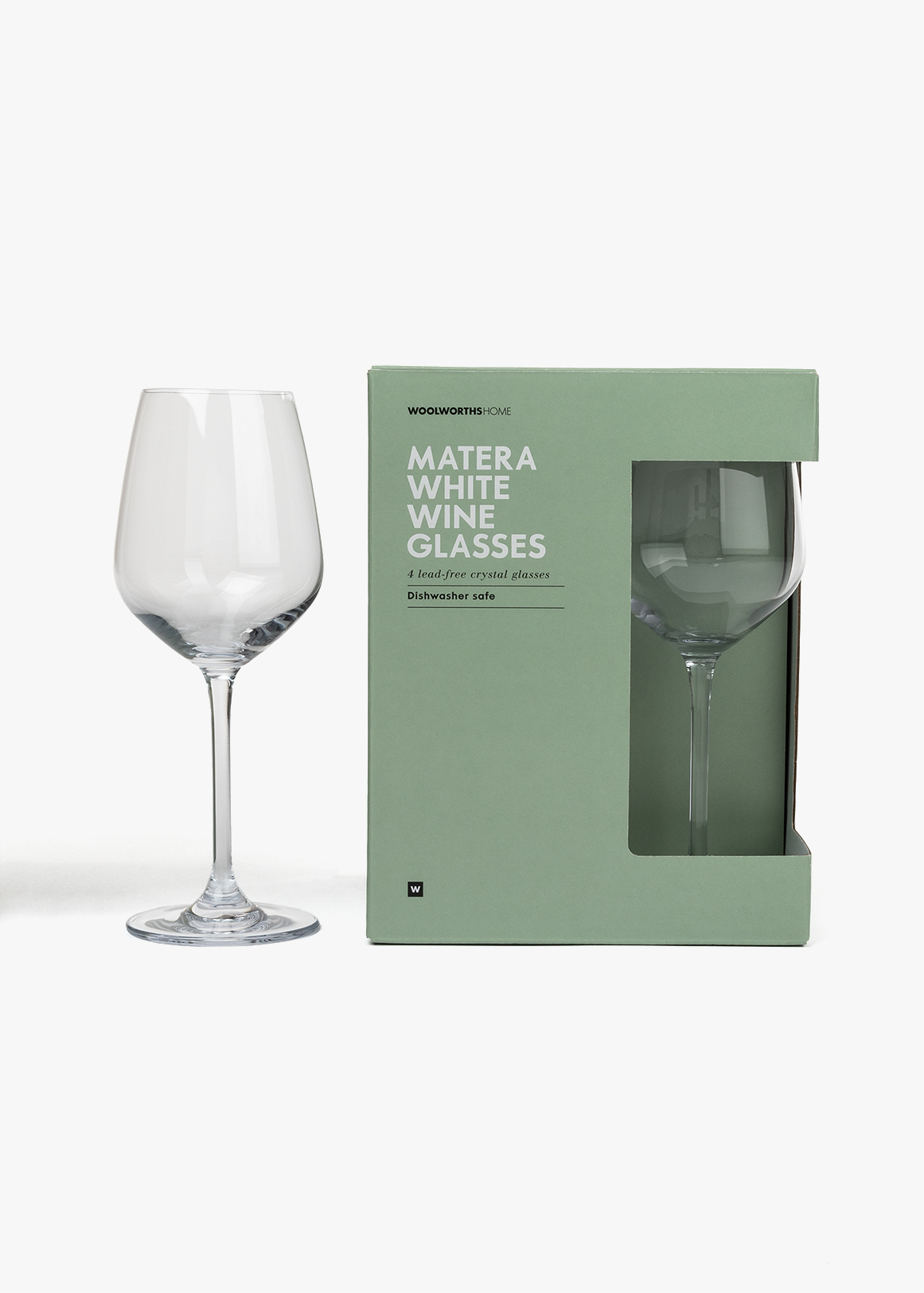 Lead-Free White Wine Glasses 4 Pack