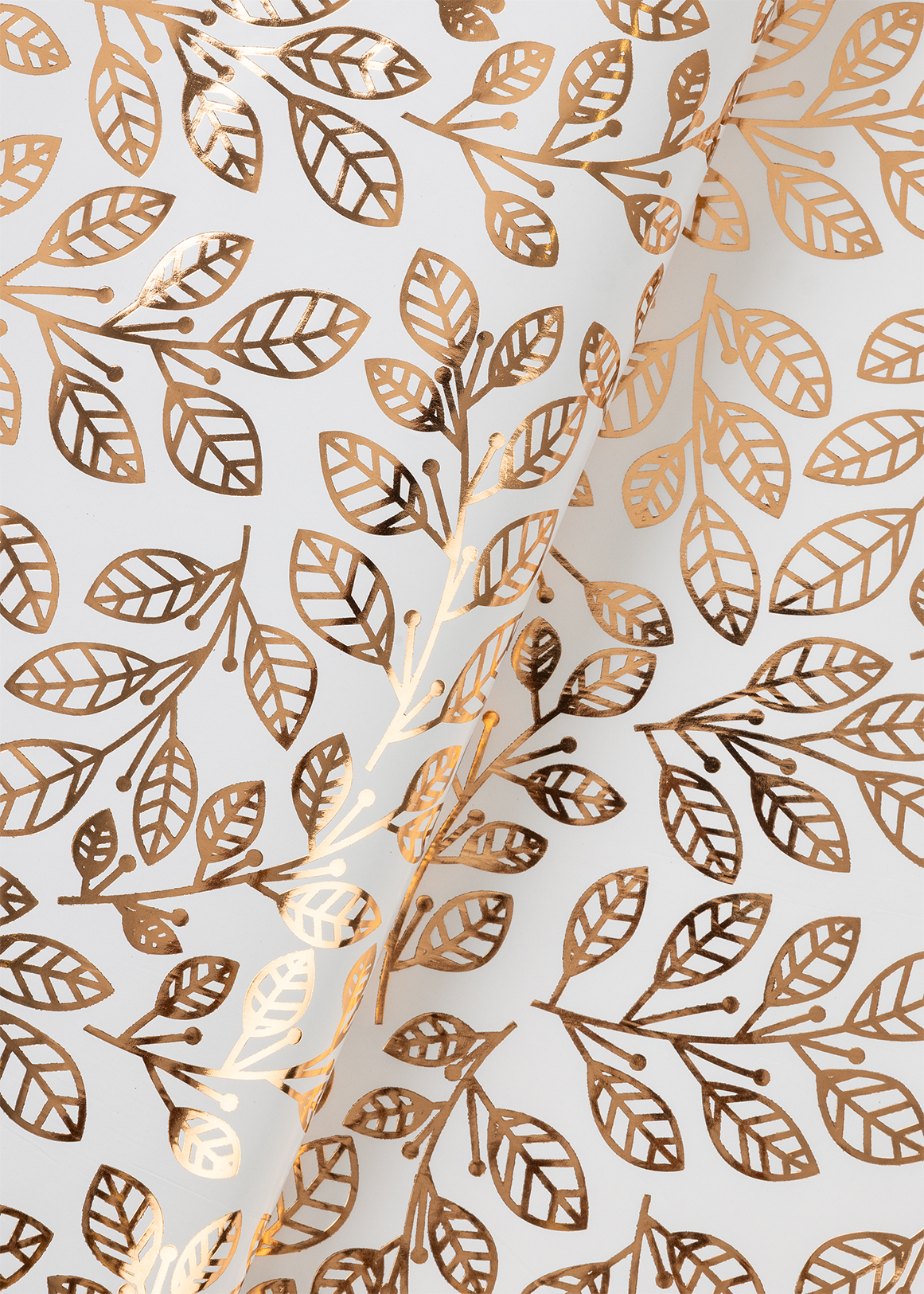 Leaf Foil Gift Wrap 1 m x 700 mm