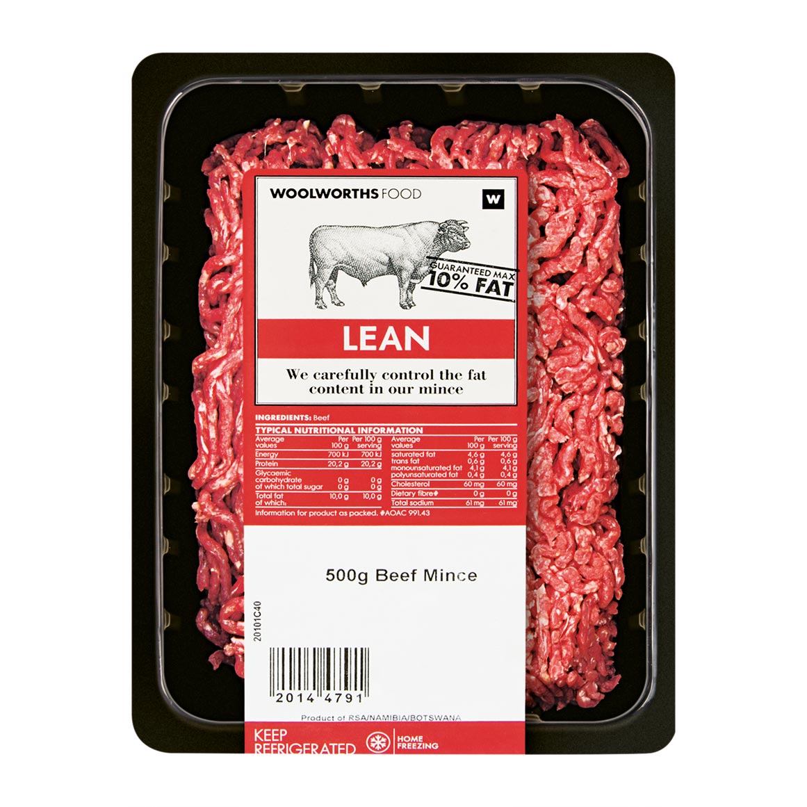 Lean Beef Mince 500 G Woolworths co za