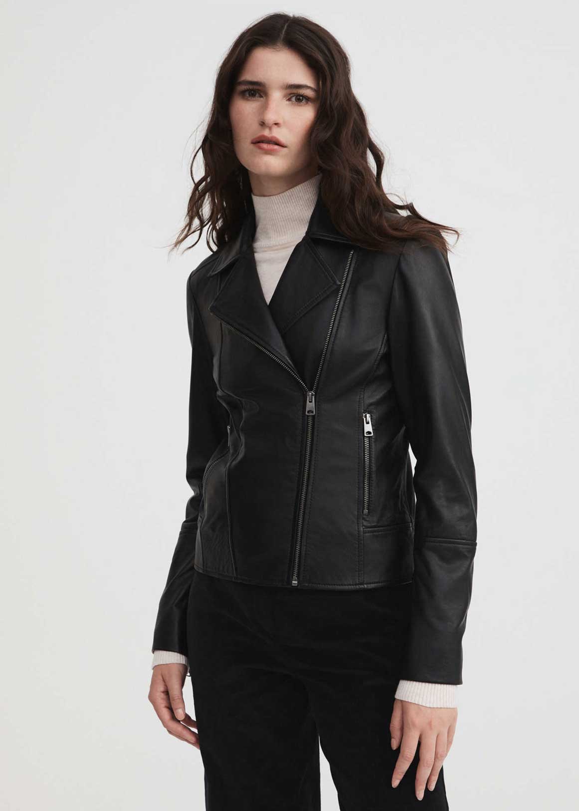 Leather Biker Jacket | Woolworths.co.za