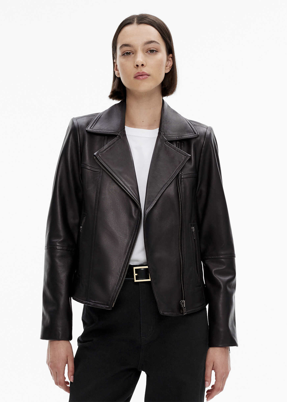 Leather Biker Jacket | Woolworths.co.za