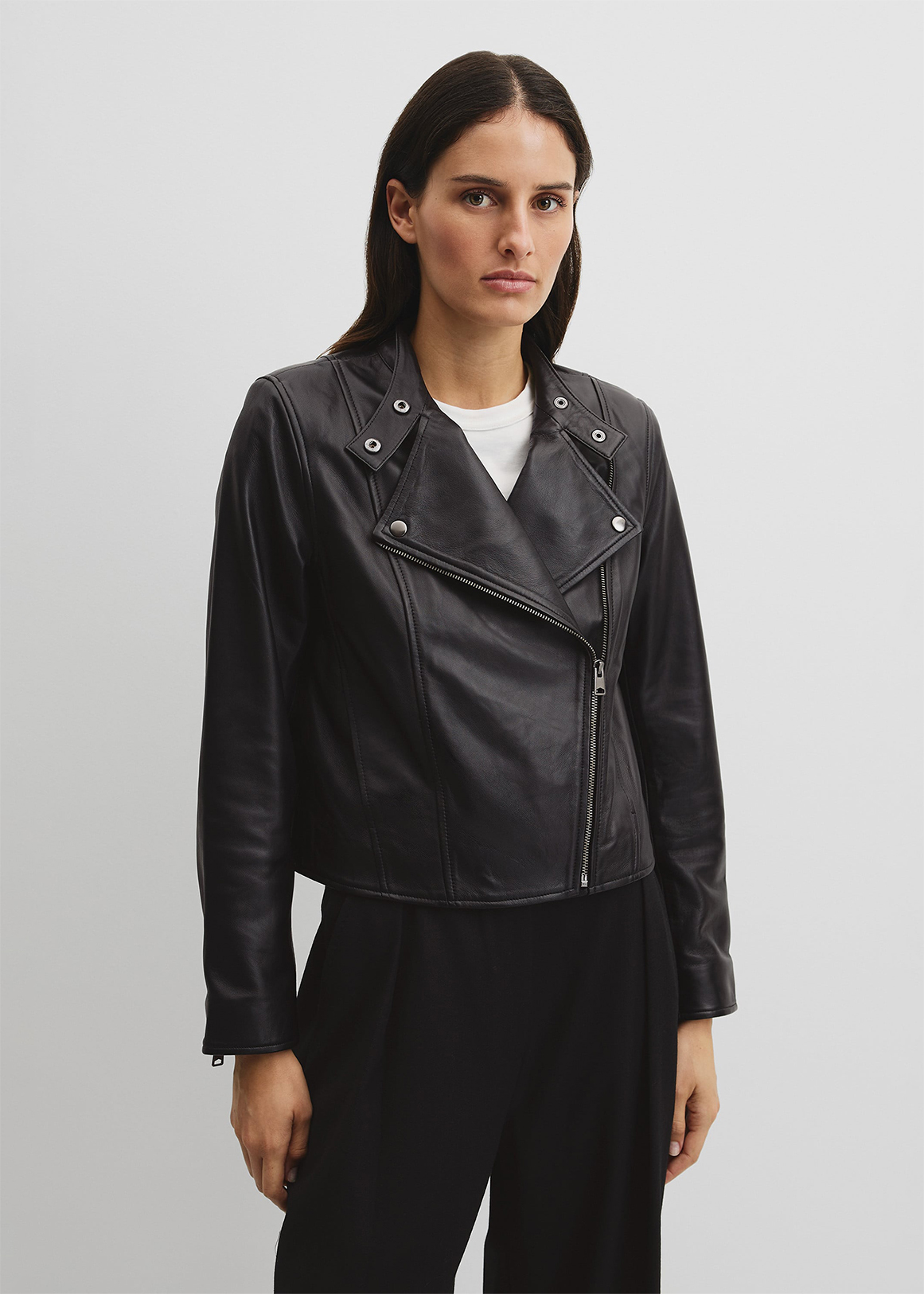 Leather Biker Jacket