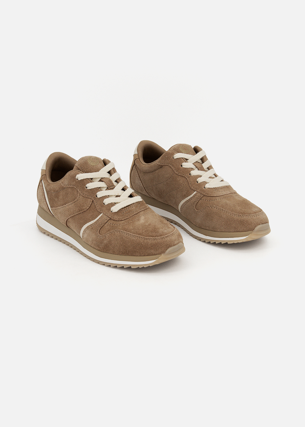 Leather Lace-up Sneakers