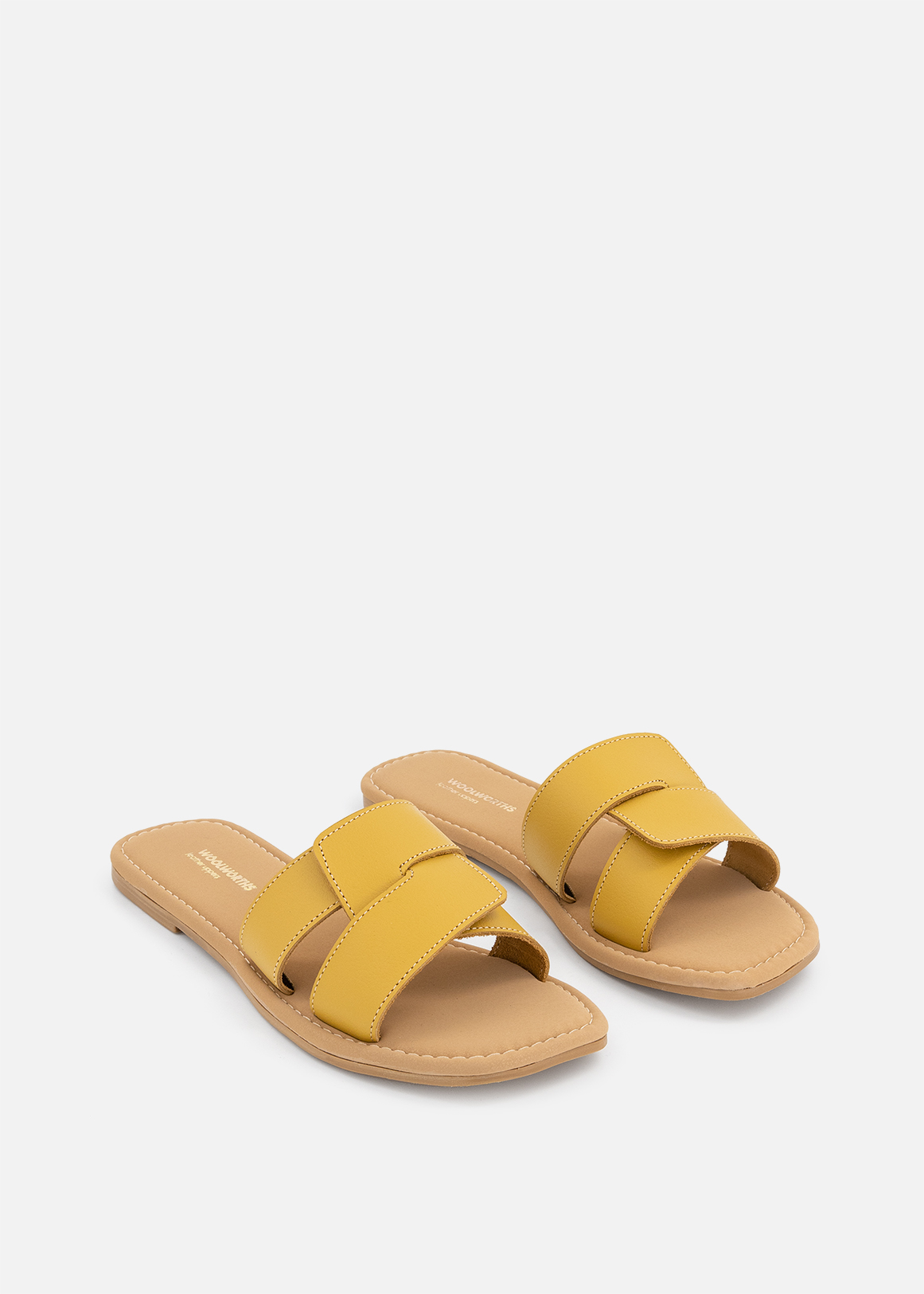 Leather Overlay Cut-out Mules | Woolworths.co.za