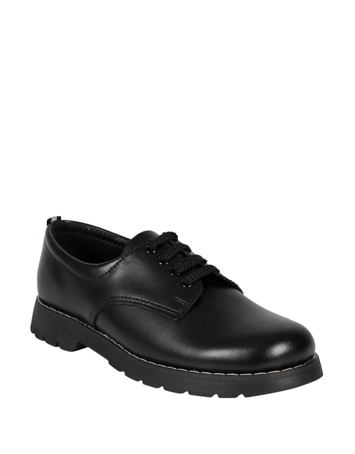 Leather School Shoes (Size -10) Older Boy