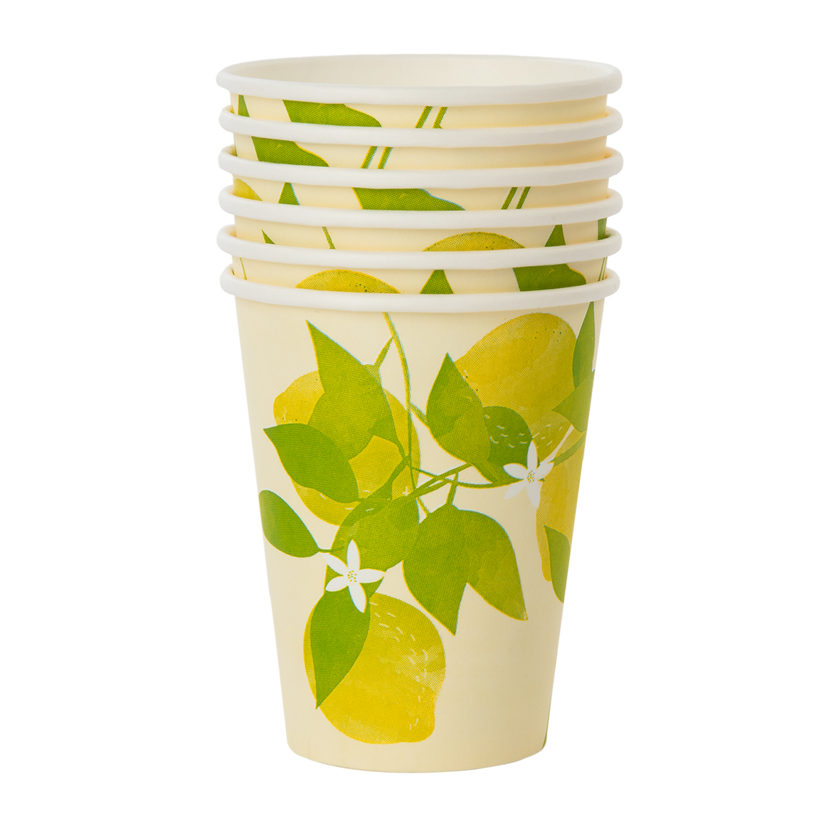 Lemon Citrus Design Paper Cups 6 pk | Woolworths.co.za