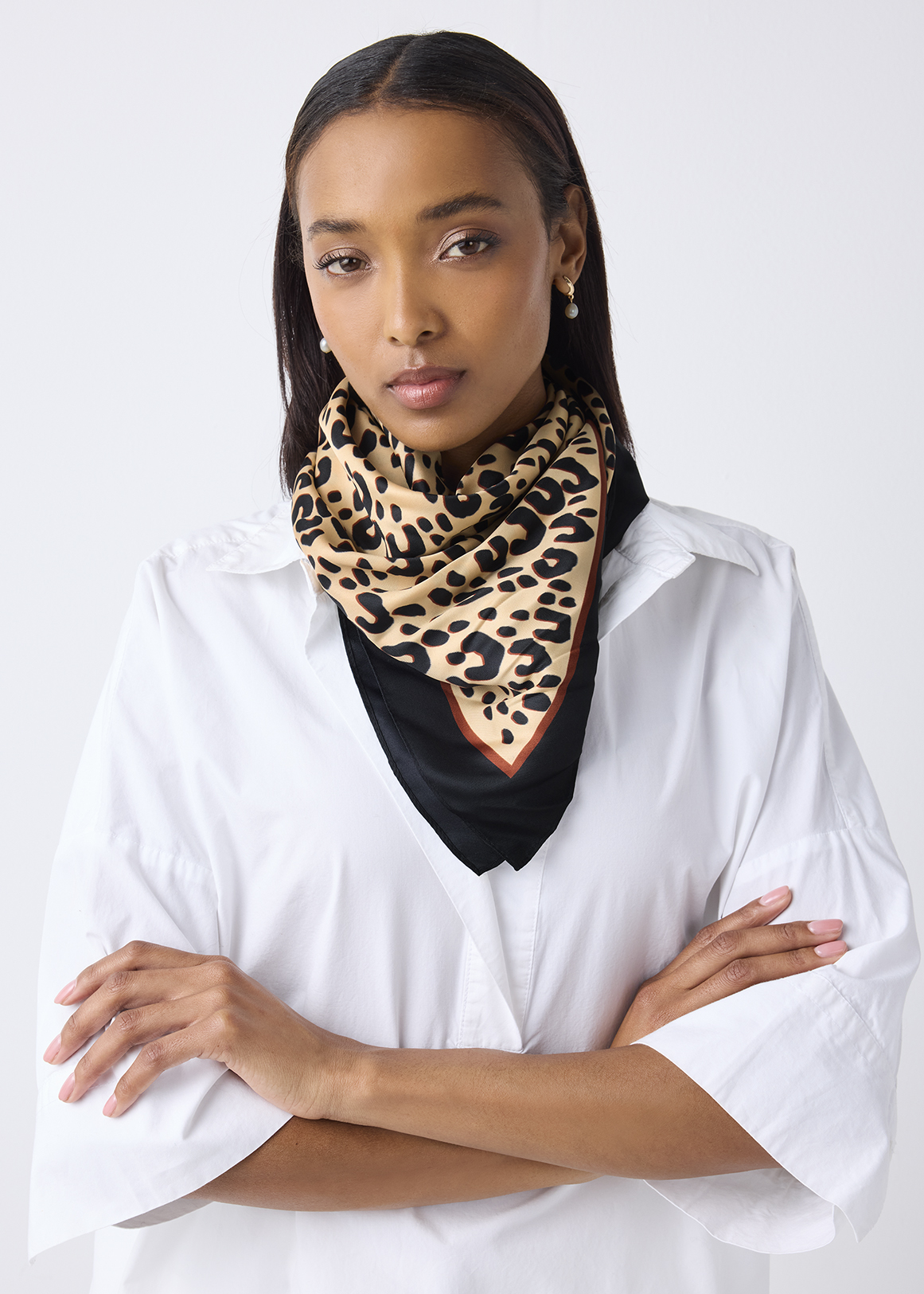 Leopard Print Scarf
