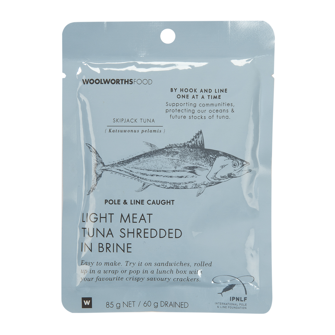 Light Meat Shredded Tuna in Brine 85 g
