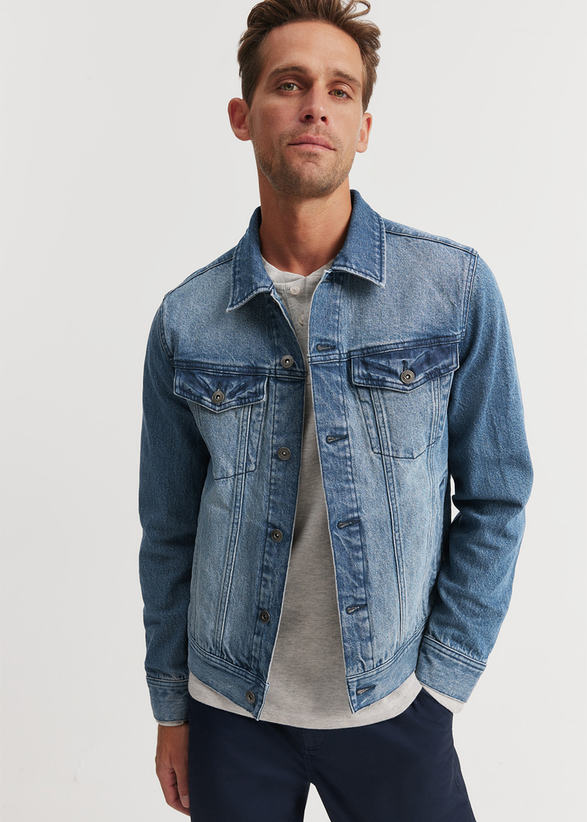 Light Wash Denim Jacket | Woolworths.co.za