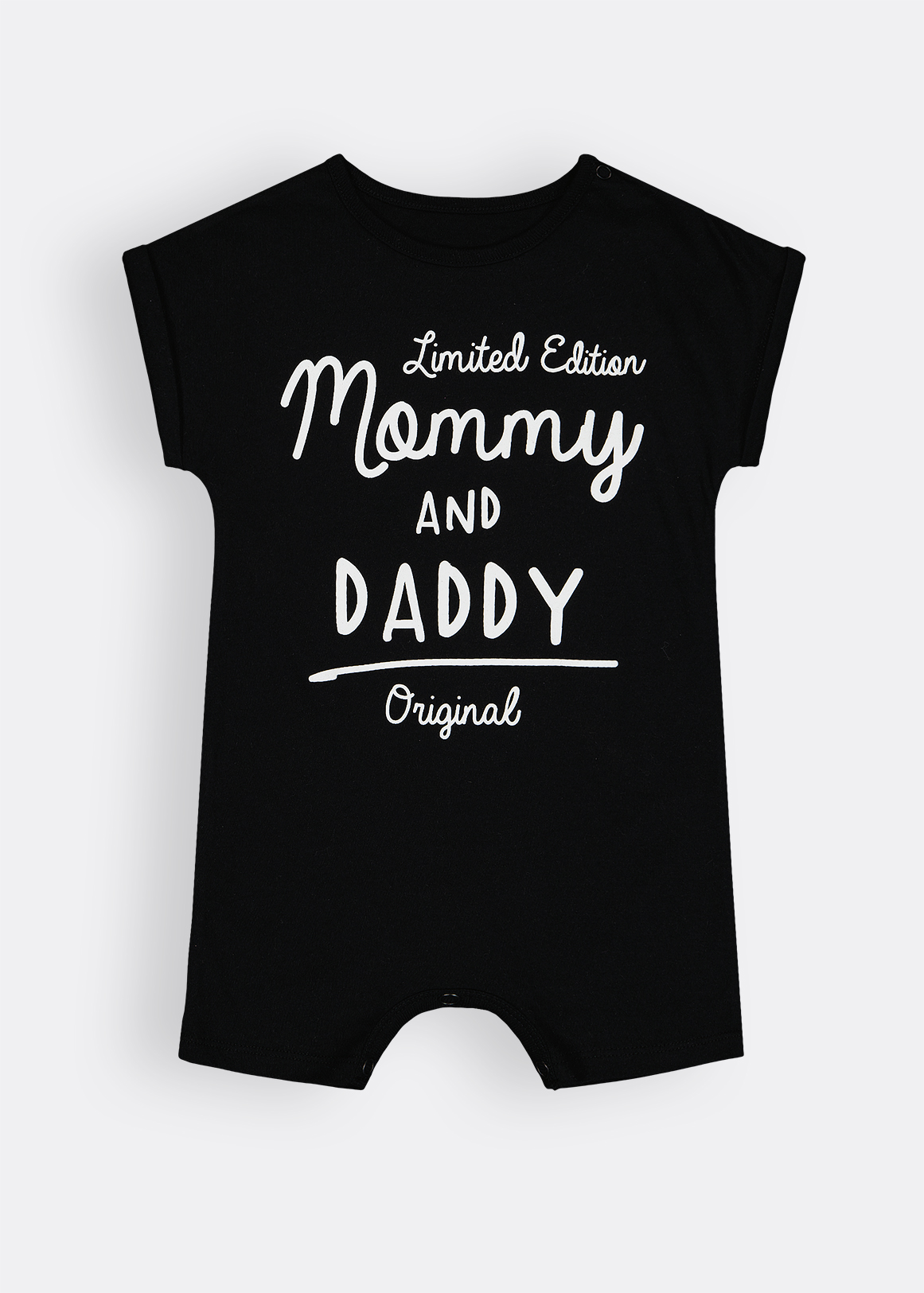 Limited Edition Slogan Cotton Romper