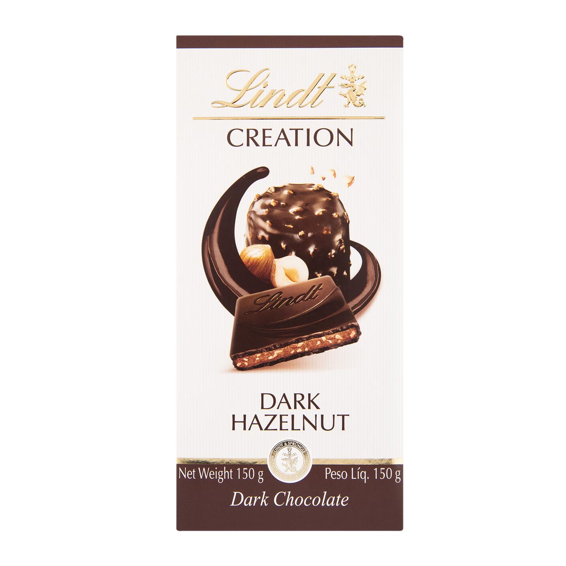 Lindt Creation Hazelnut In Dark Chocolate 150 G Za 6657