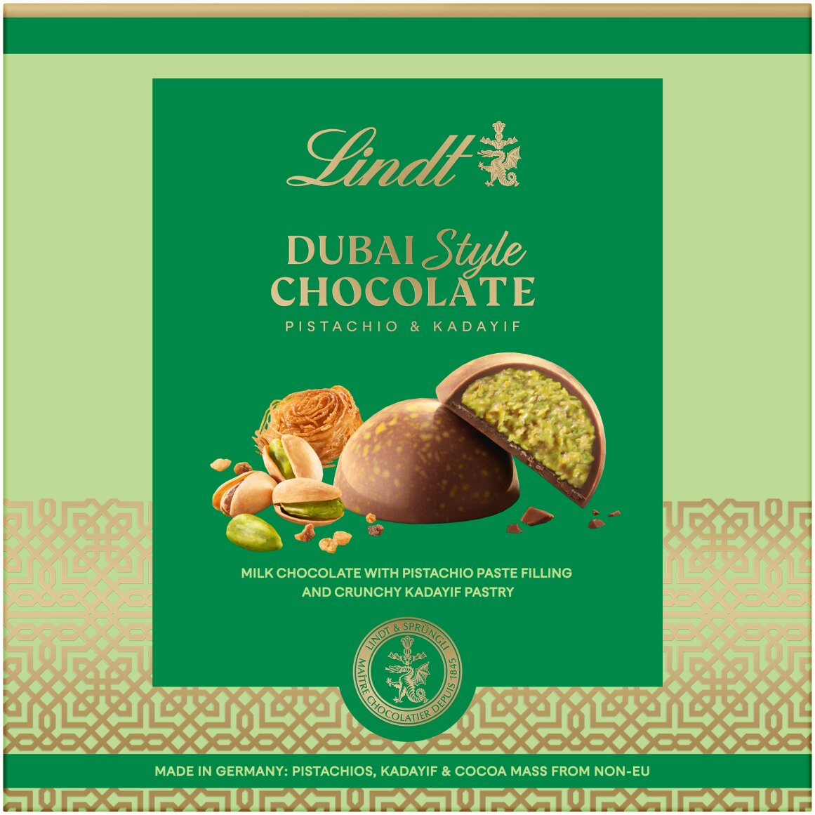 Lindt Dubai Style Milk Chocolate Pralines 90 g