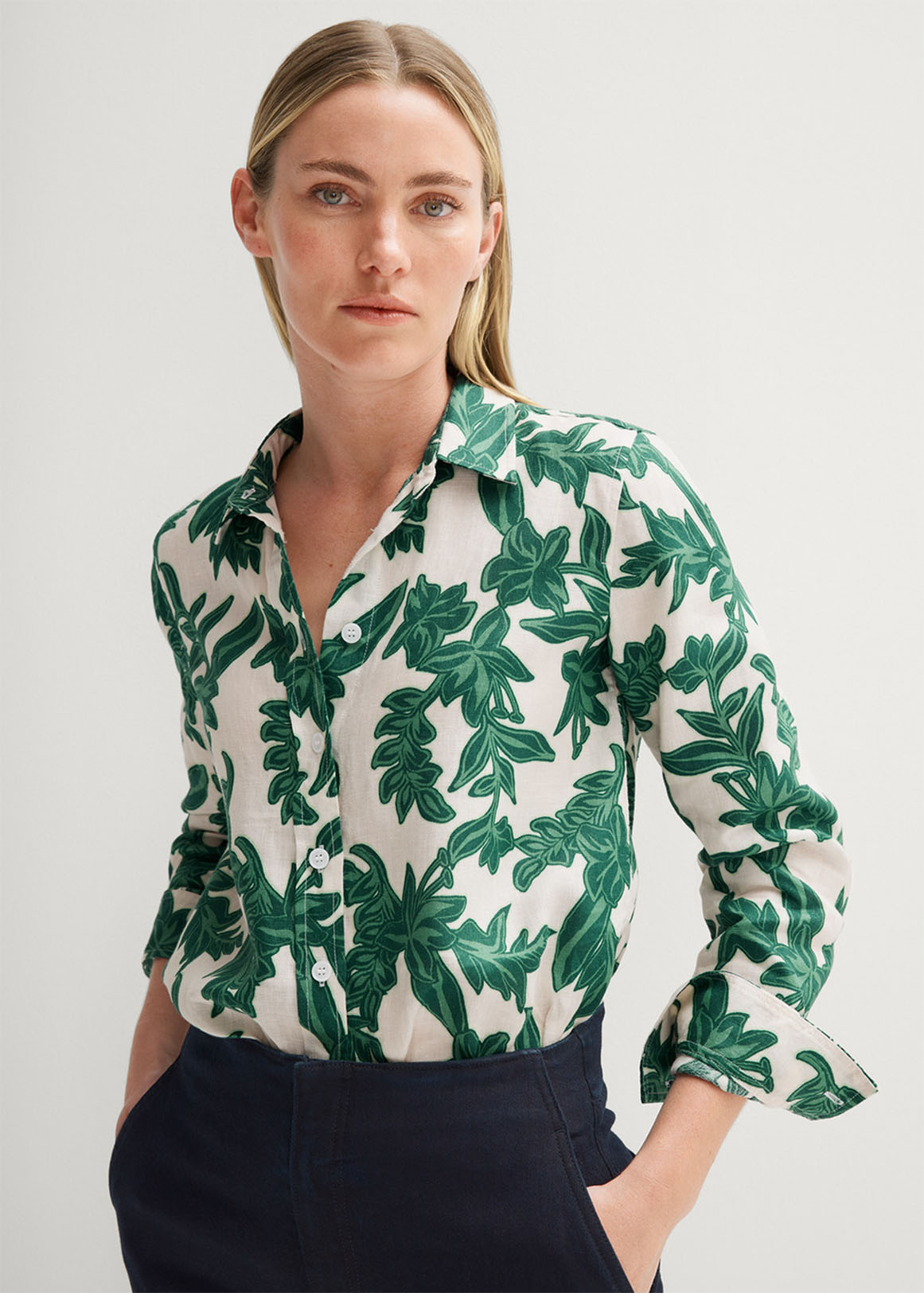 Linen Amaryllis Shirt | Woolworths.co.za