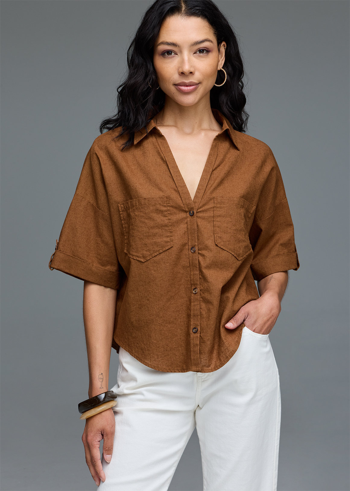 Linen Blend Shirt