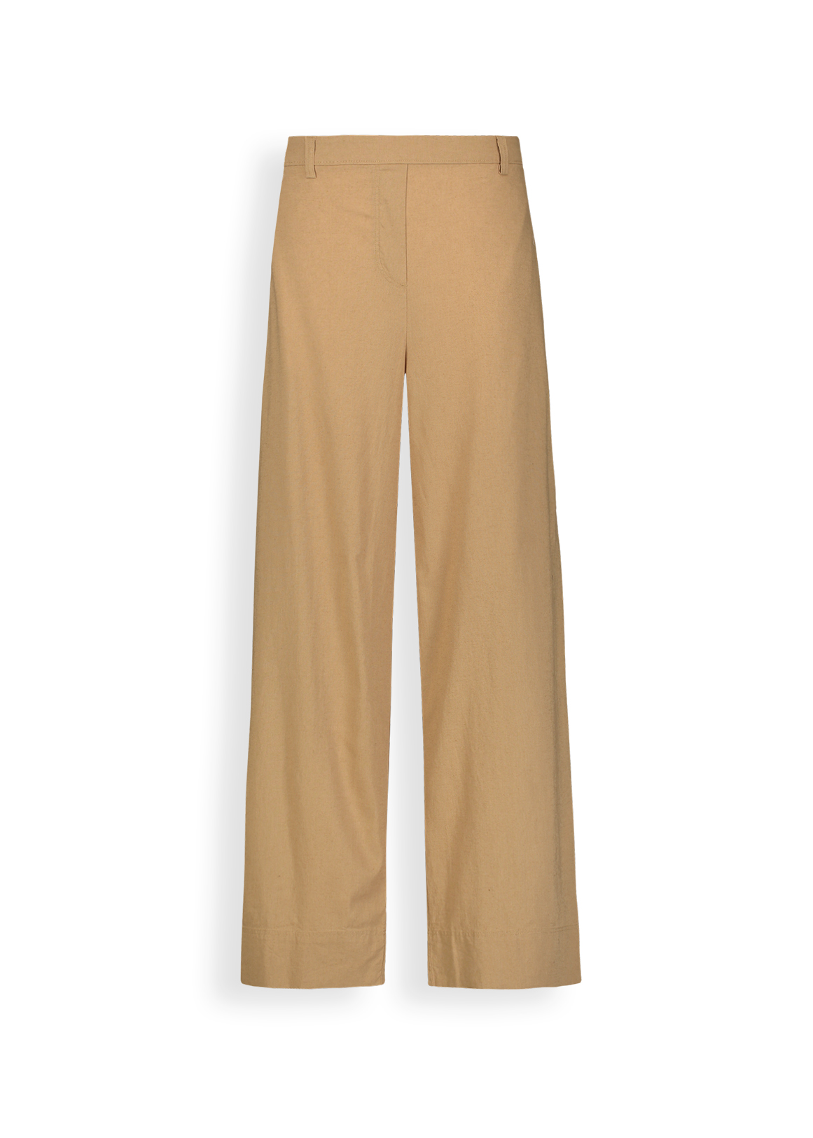 Linen Blend Wide Leg Pants