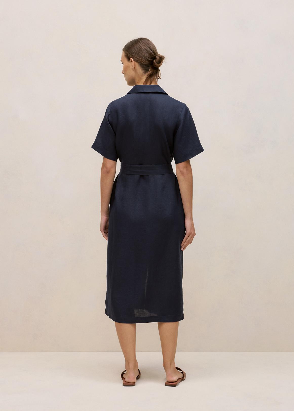 trenery linen dress Trenery Linen Sleeveless Shirt Dress