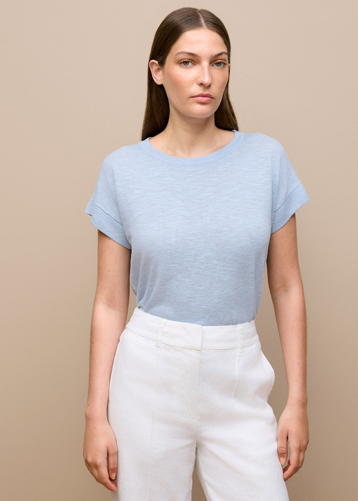 Linen Cotton Relaxed T-shirt