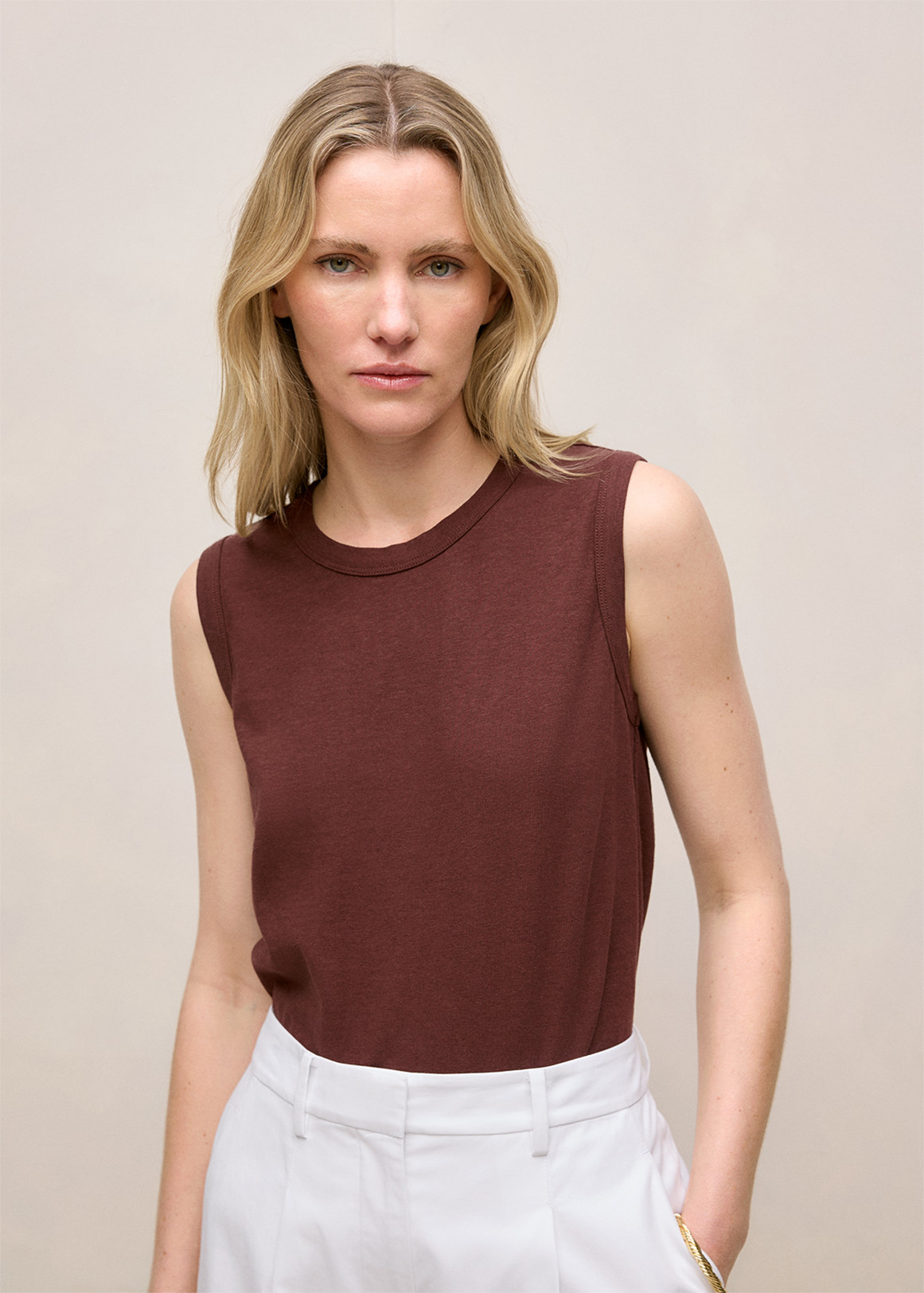 Linen Cotton Tank