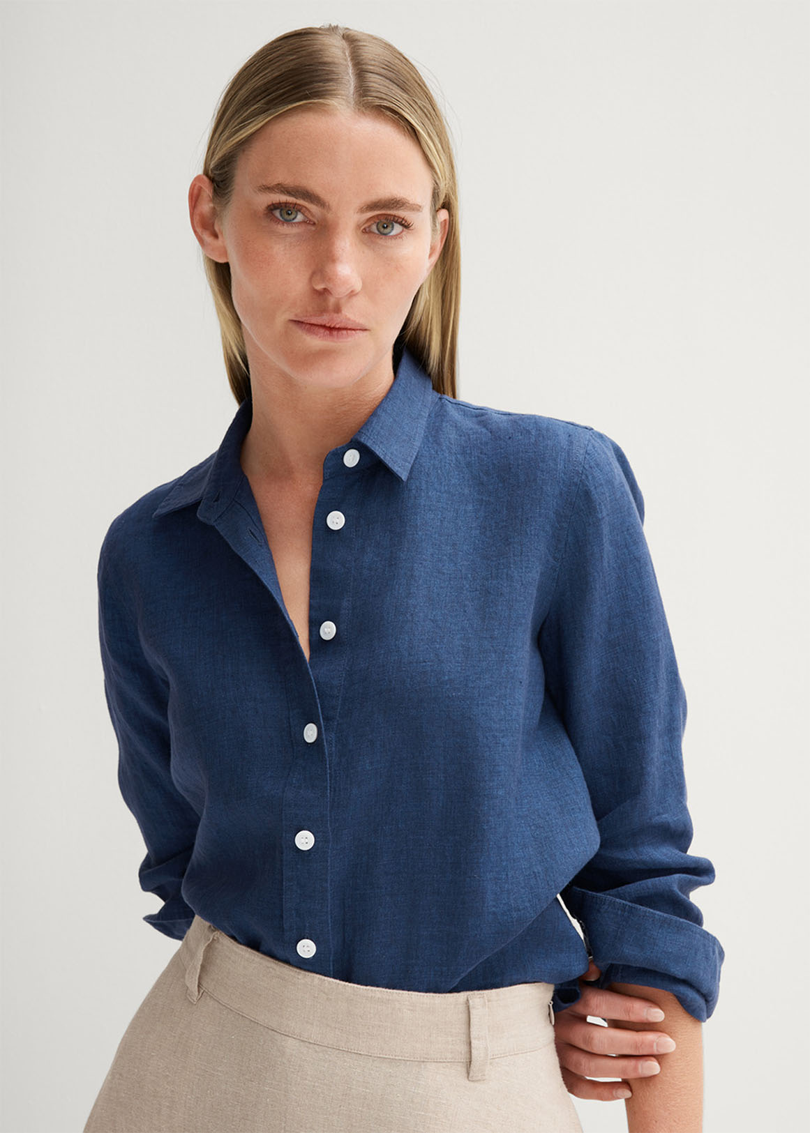 Linen Delave Classic Shirt | Woolworths.co.za
