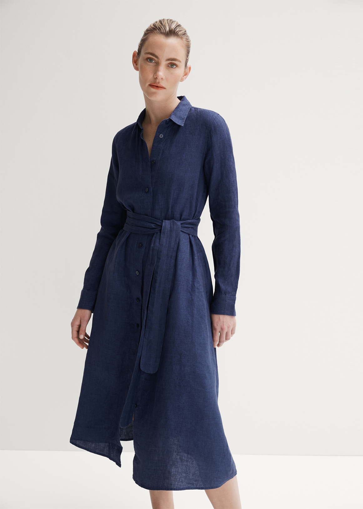 Linen Delave Shirt Dress | Woolworths.co.za