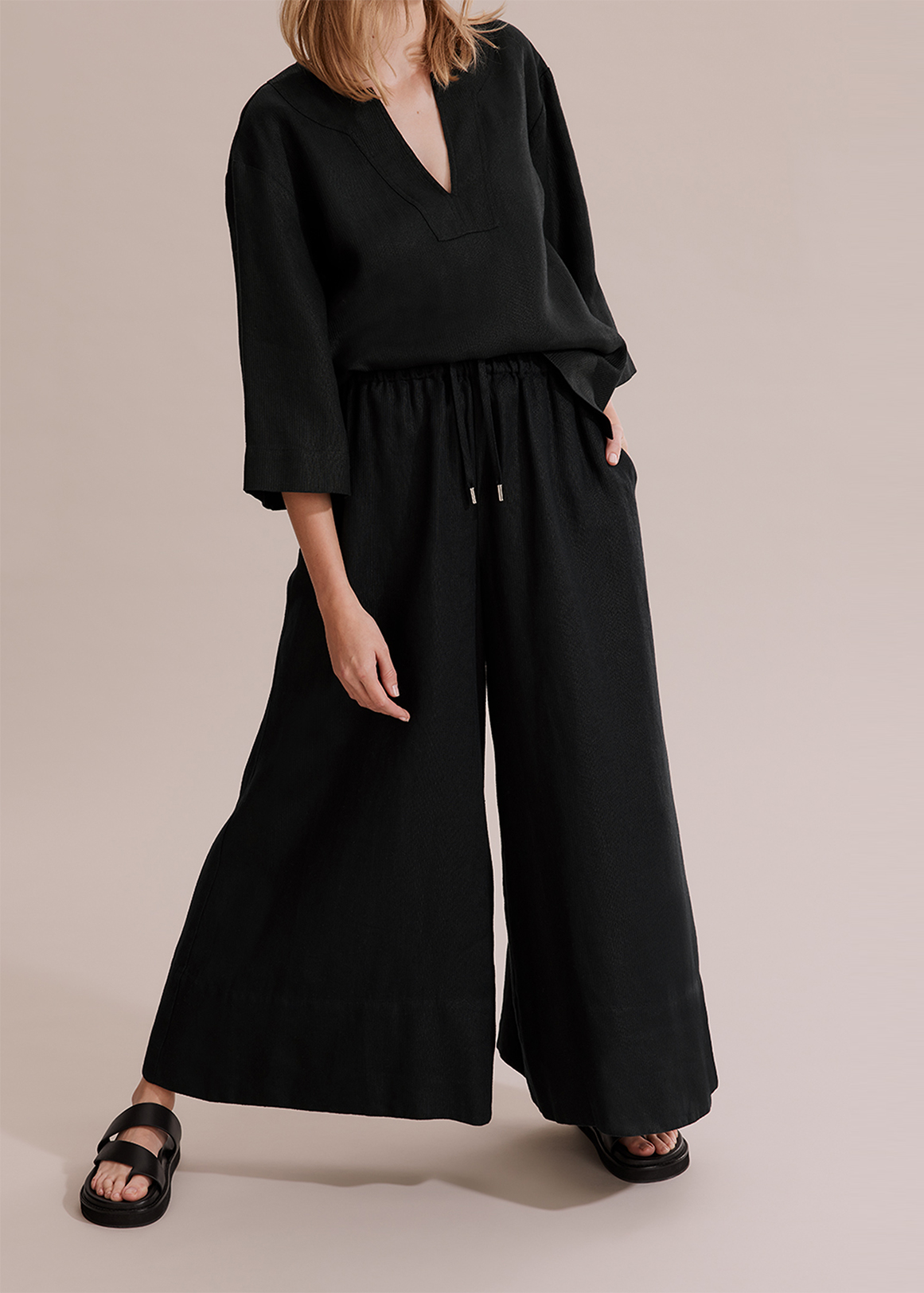 Linen Palazzo Pant | Woolworths.co.za