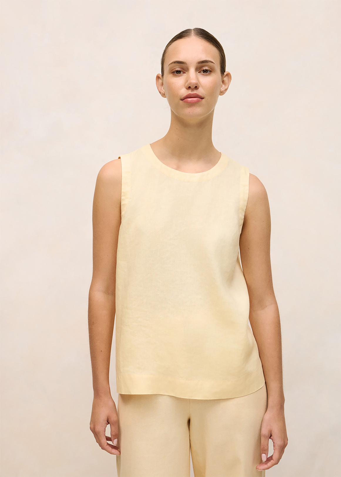 Linen Shell Tank