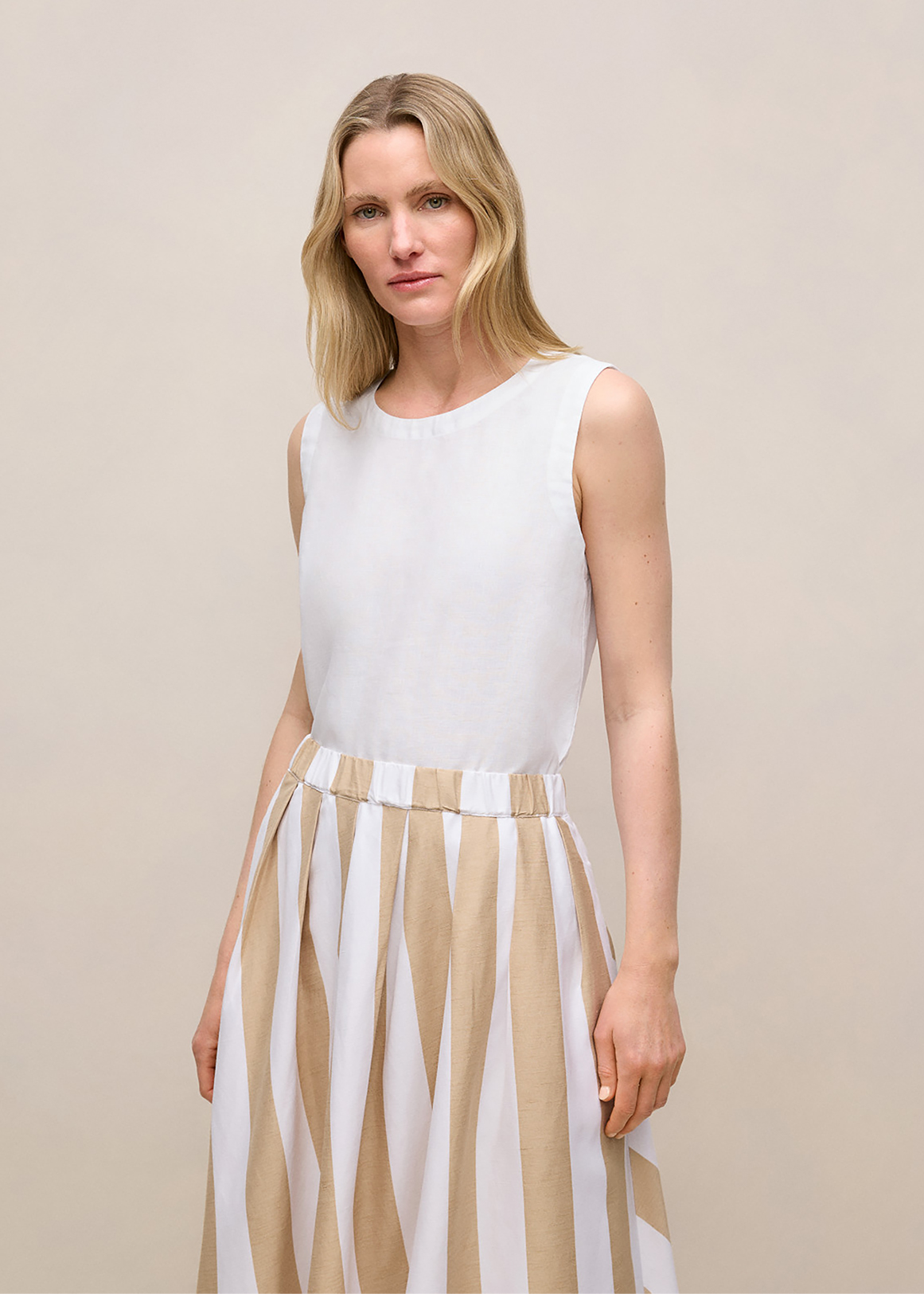 Linen Shell Tank