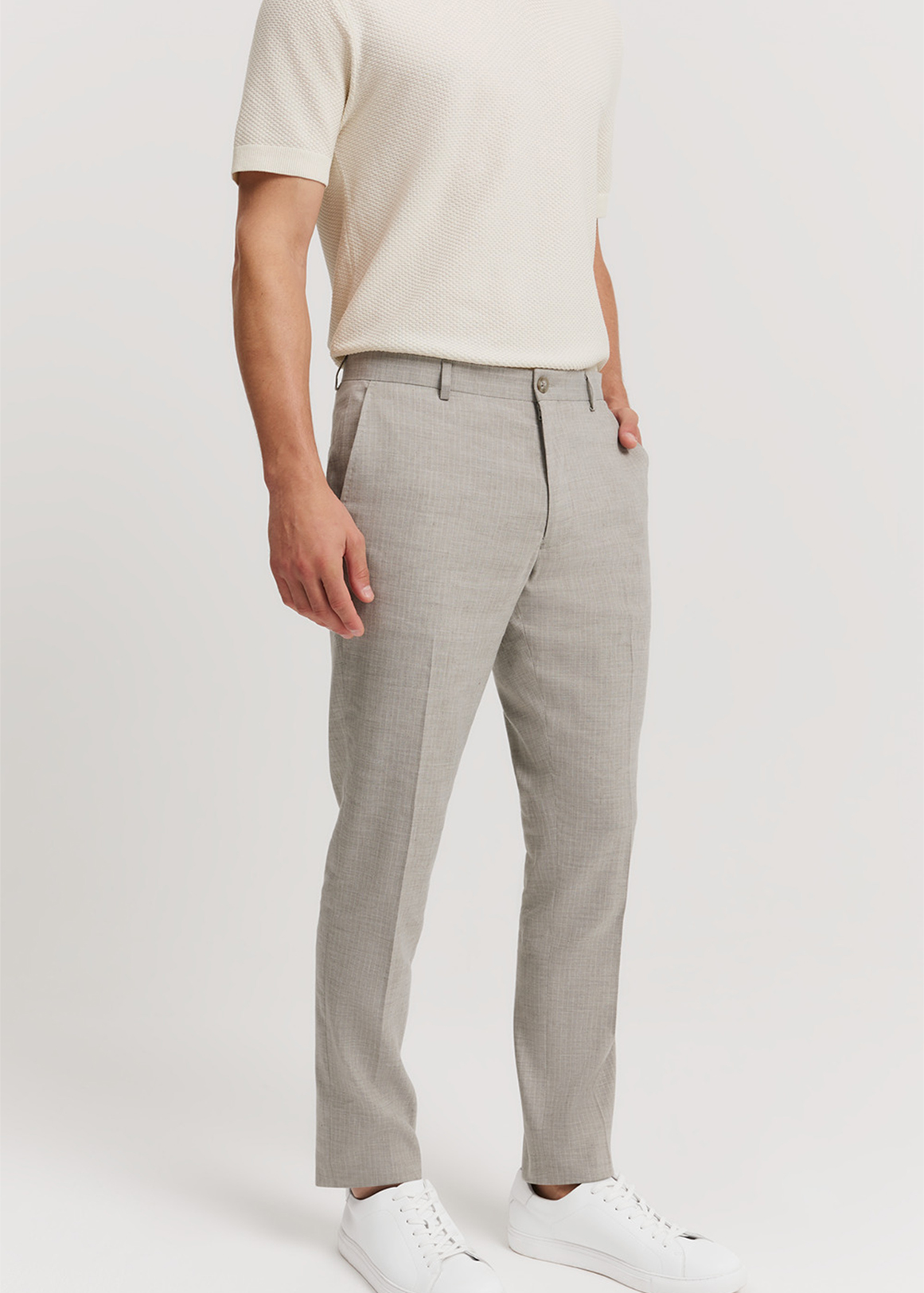 Linen Stretch Pinstripe Pant | Woolworths.co.za