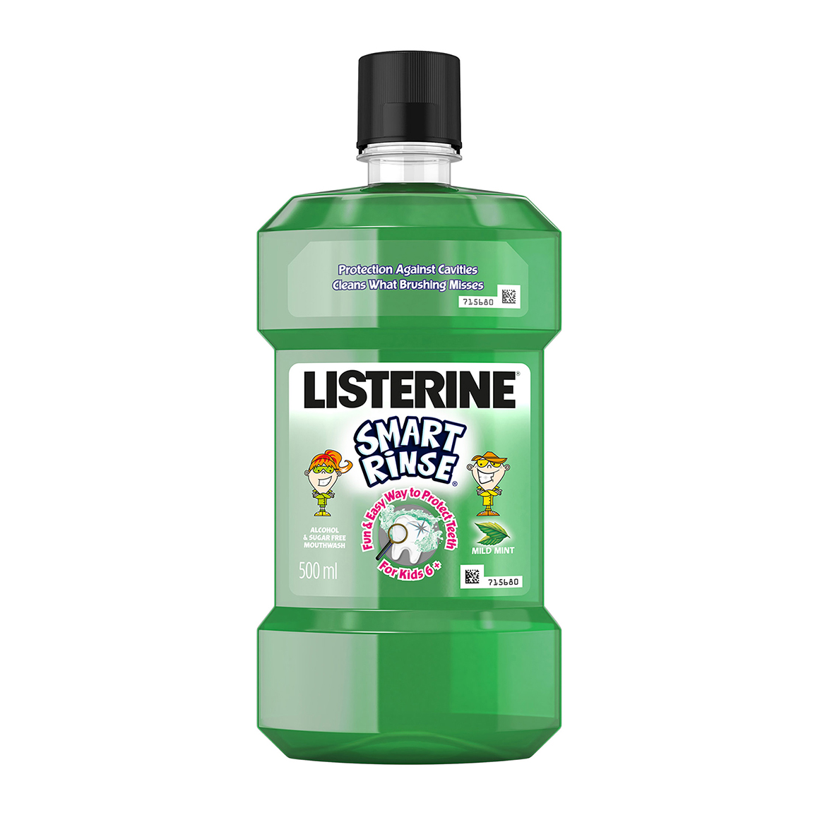 Listerine Mild Mint Smart Rinse Mouthwash 500 ml | Woolworths.co.za