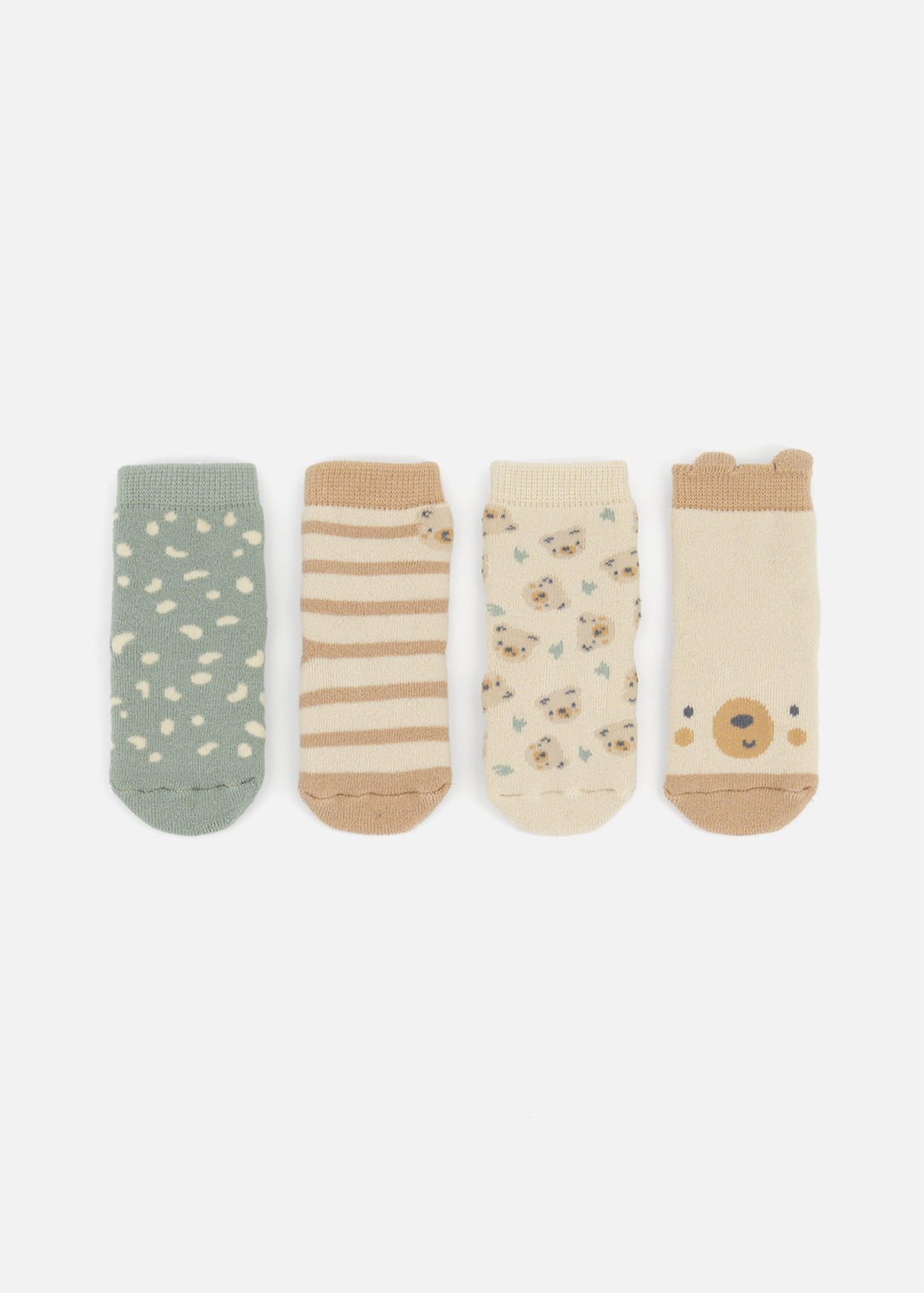 Little Bear Cotton Rich Socks 4 Pack