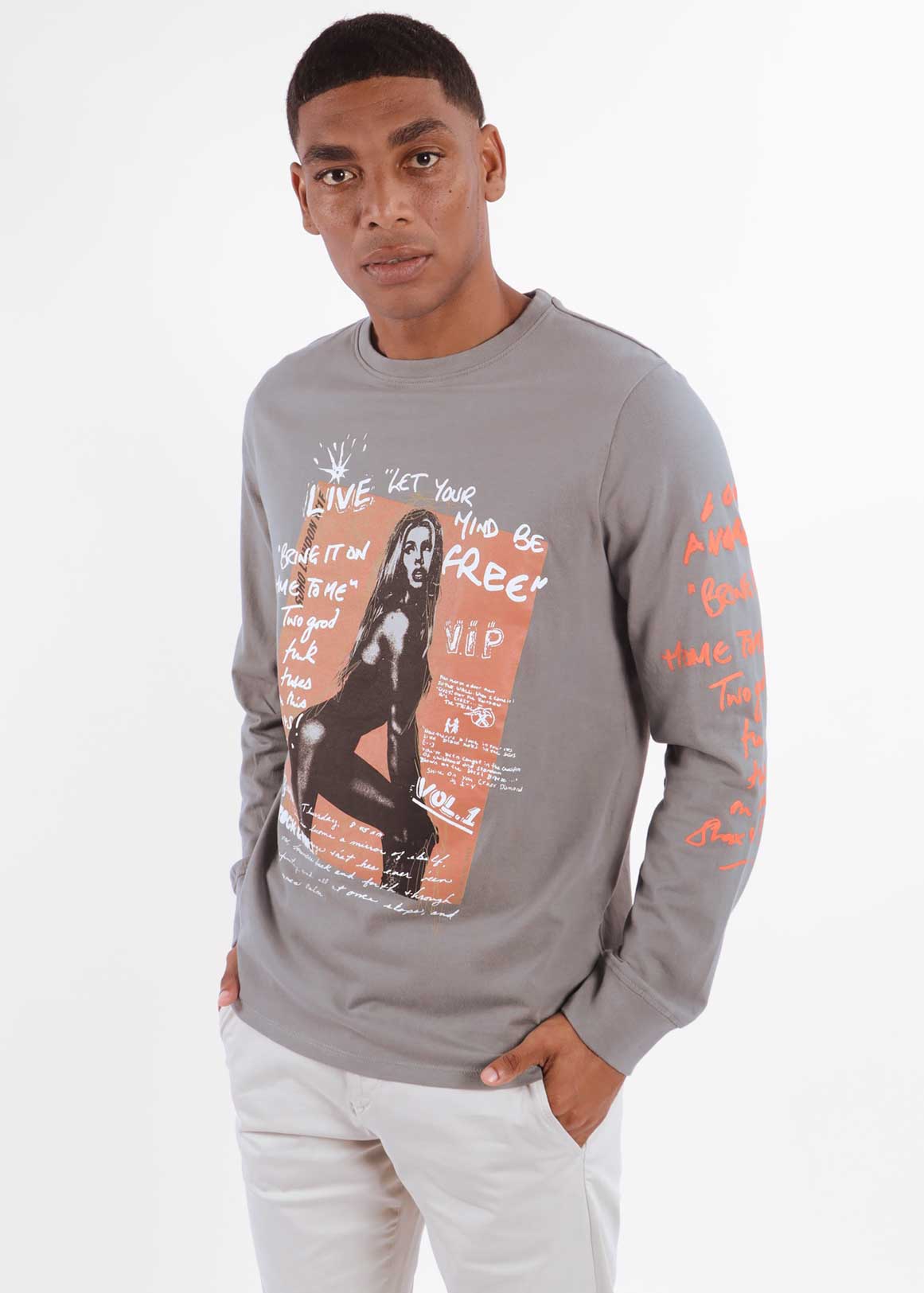 Live Poster Long Sleeve T-shirt | Woolworths.co.za