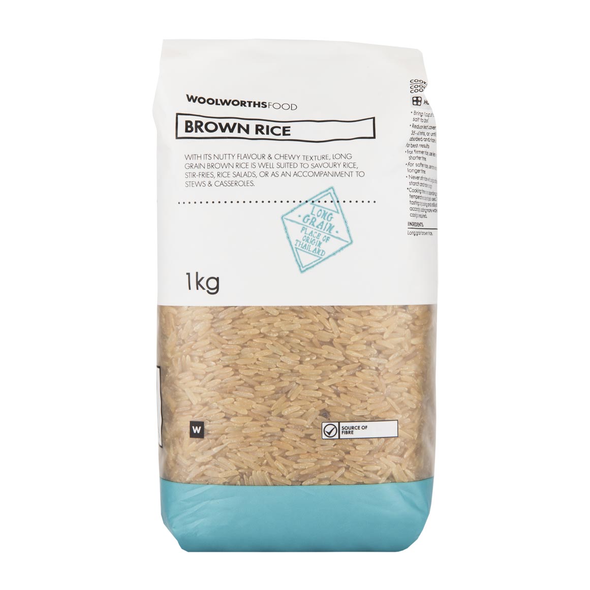 Long Grain Brown Rice 1 kg | Woolworths.co.za