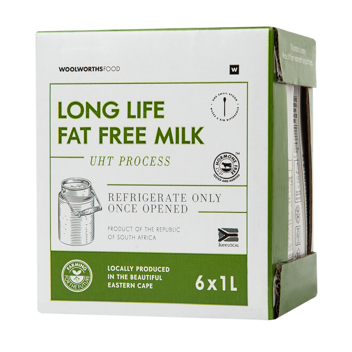 Long Life Fat Free Milk 6 x 1 L