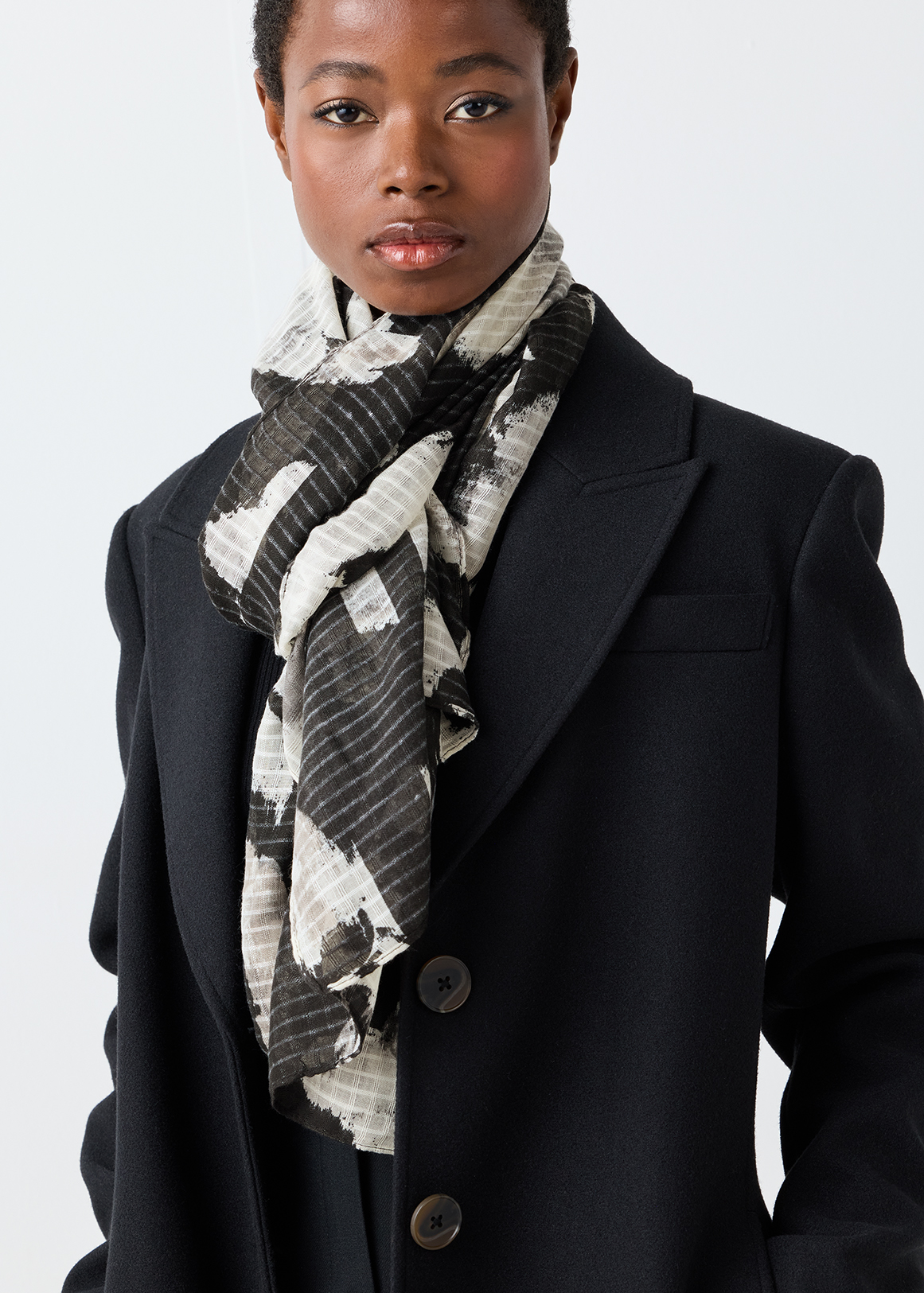 Long Print Scarf