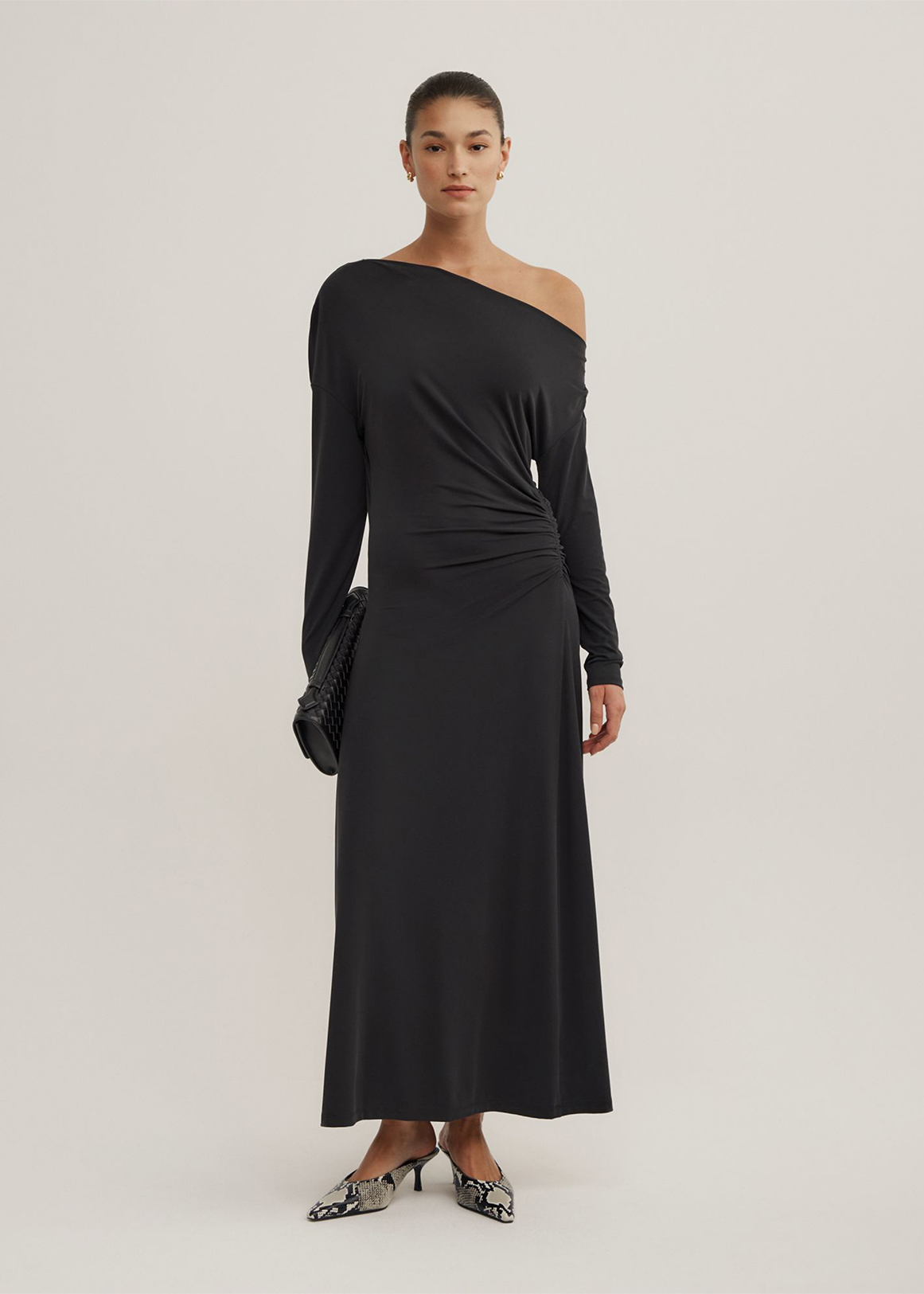 Long Sleeve Off Shoulder Dress