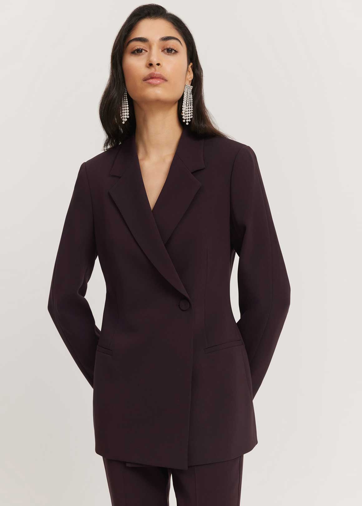 Longline Slim Blazer | Woolworths.co.za