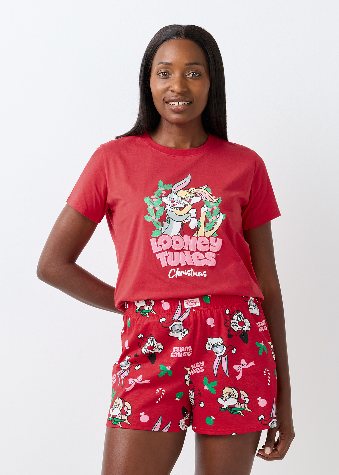 Looney Tunes Christmas Cotton Sleep Shorts