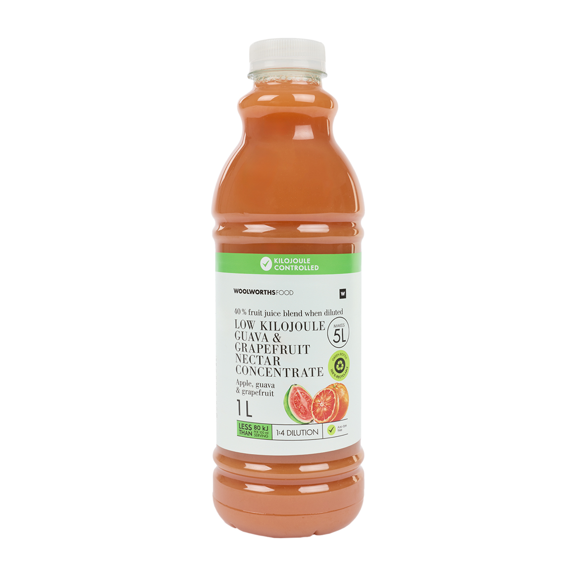 Low Kilojoule Guava and Grapefruit Nectar Concentrate 1 l