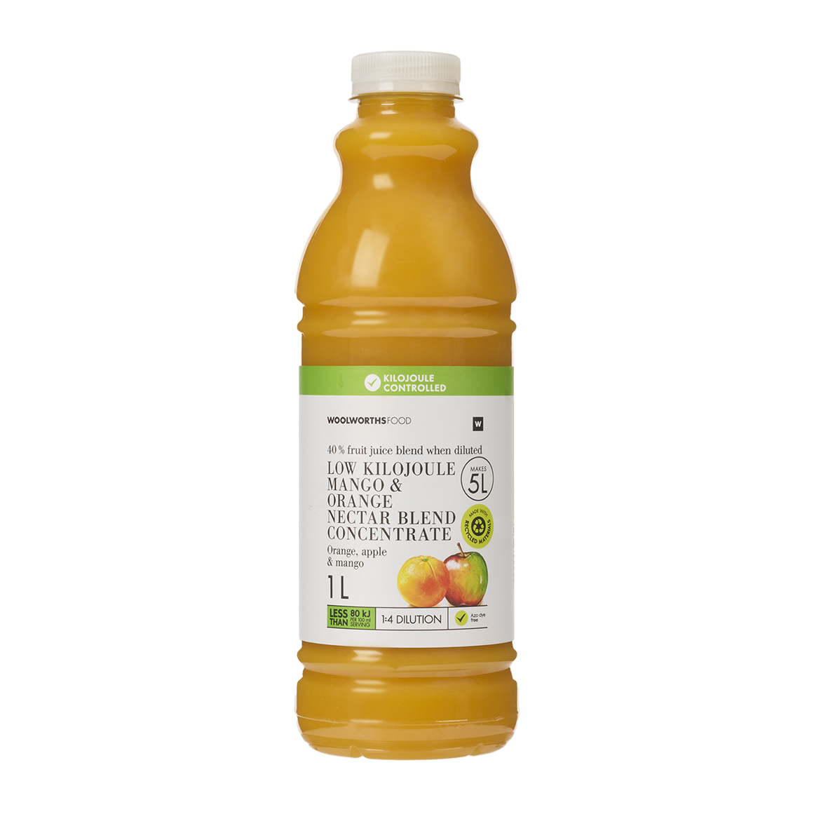 Low Kilojoule Mango and Orange Nectar Concentrate 1 L