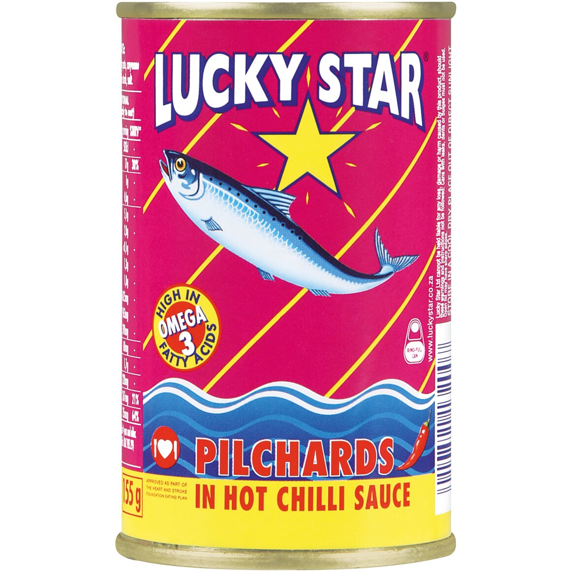 Lucky Star Pilchards in Hot Chilli Sauce 155 g