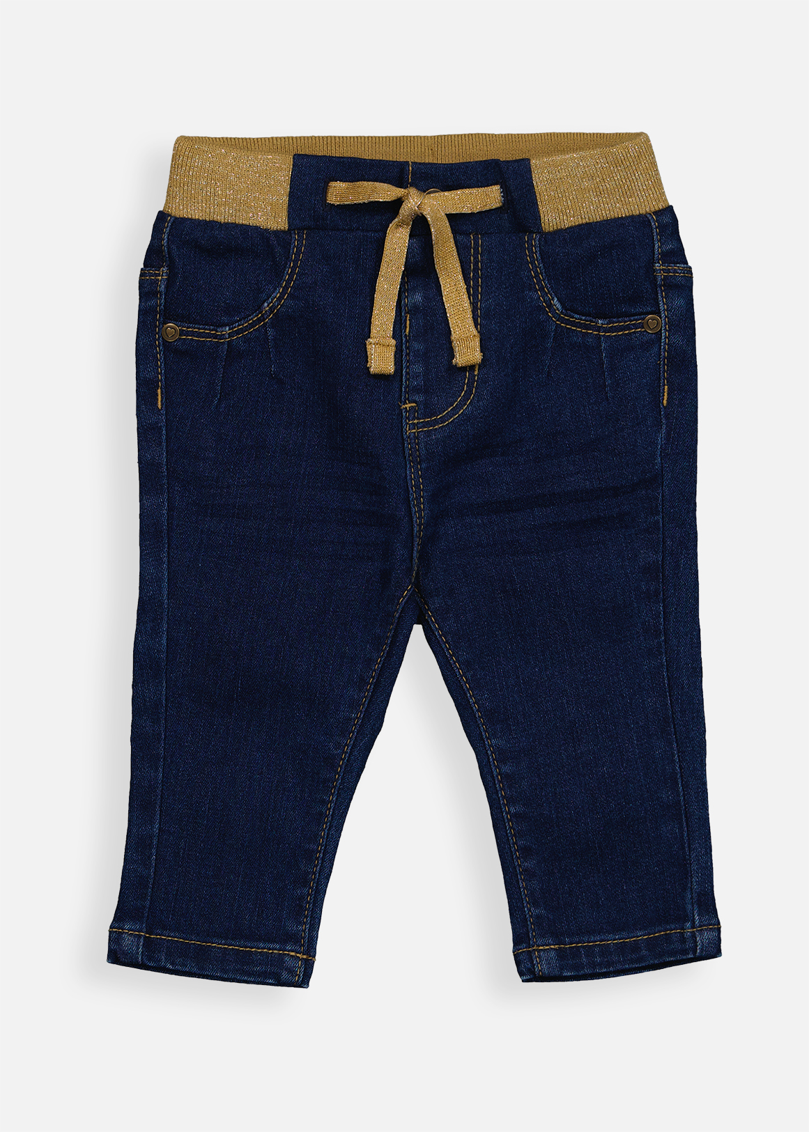 Lurex Rib Styled Drawstring Jeans | Woolworths.co.za