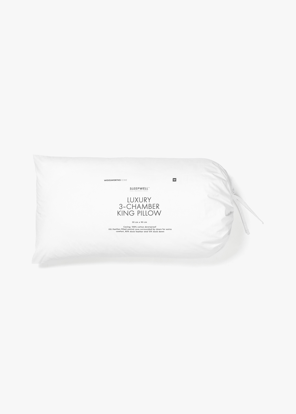Luxury 3 Chamber Cotton Downproof King Pillow