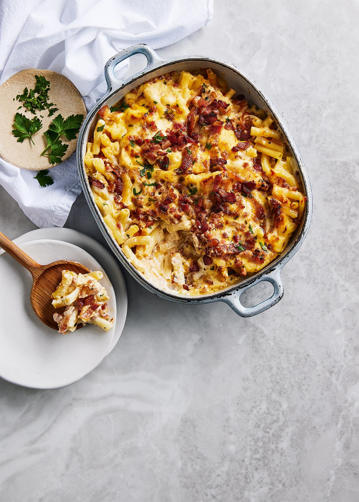 Macaroni Cheese Bacon kg1