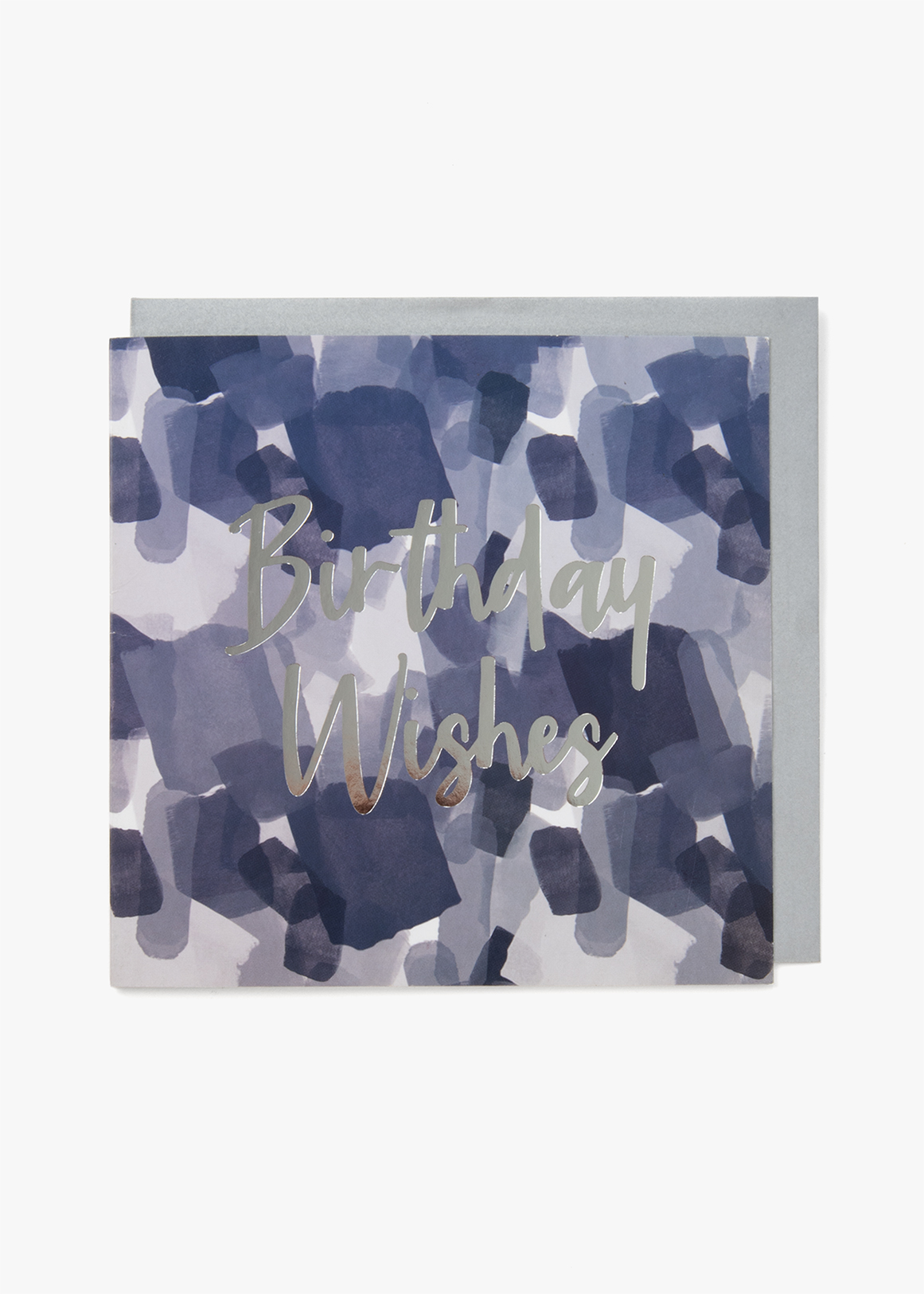 Male Birthday Aegean Foil Square Card